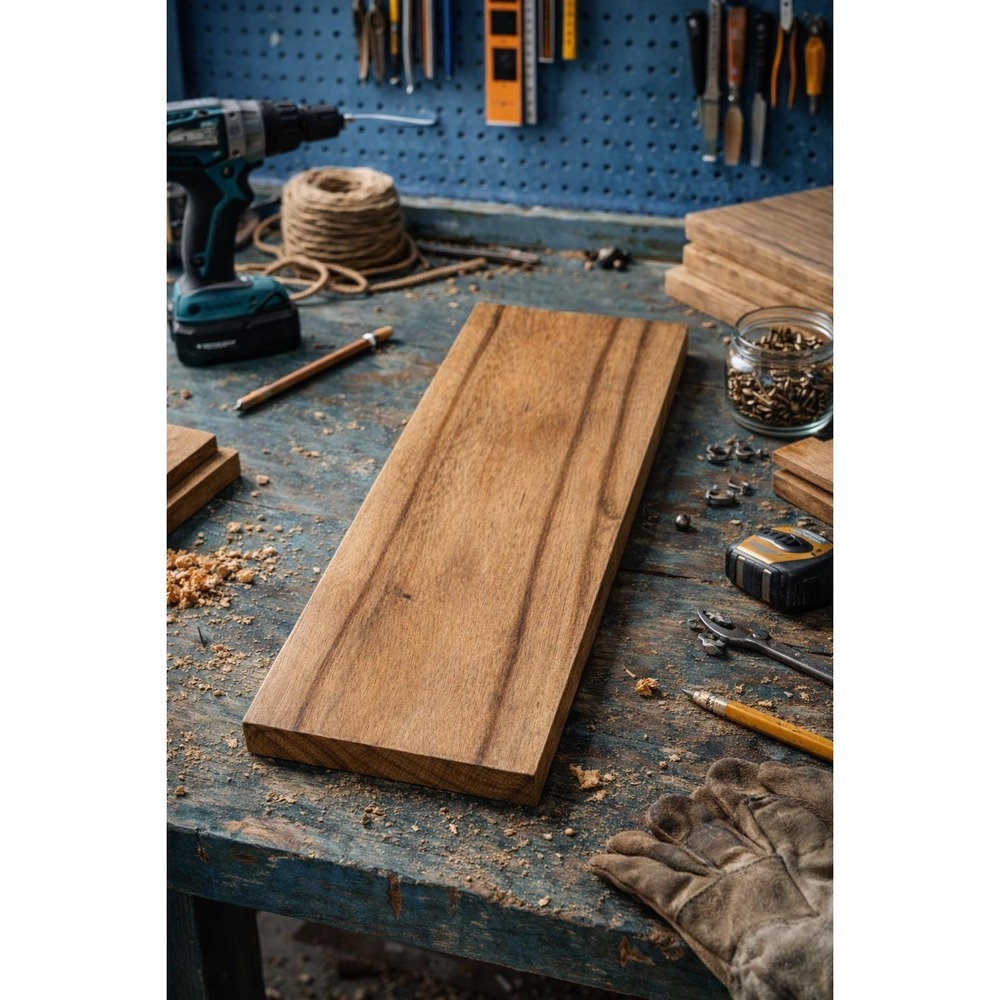 Paulownia Wood Boards – 6" x 17" x 5/8" Solid Wood Planks Craft Lumber